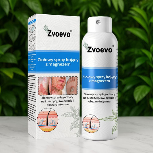 Oficjalny sklep✅✅: Zvoevo®Magnezowy spray ziołowy na łuszczycę⚕️Certyfikowany przez URPL (ulga w łuszczycy i egzemie, poprawa stanu bakteryjnych infekcji narządów płciowych oraz leczenie trądziku i przebarwień)